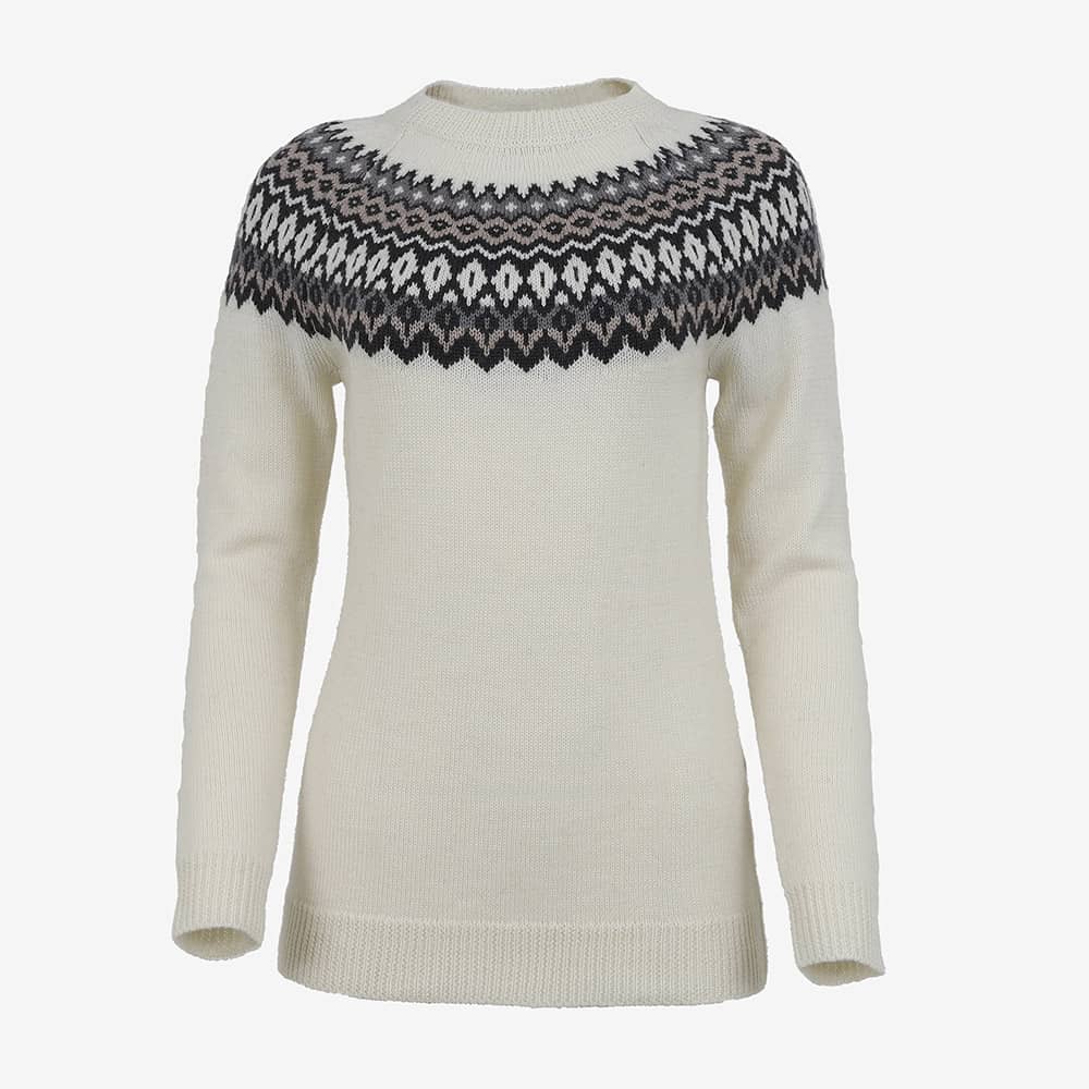 Ásta merino womens Nordic knit sweater